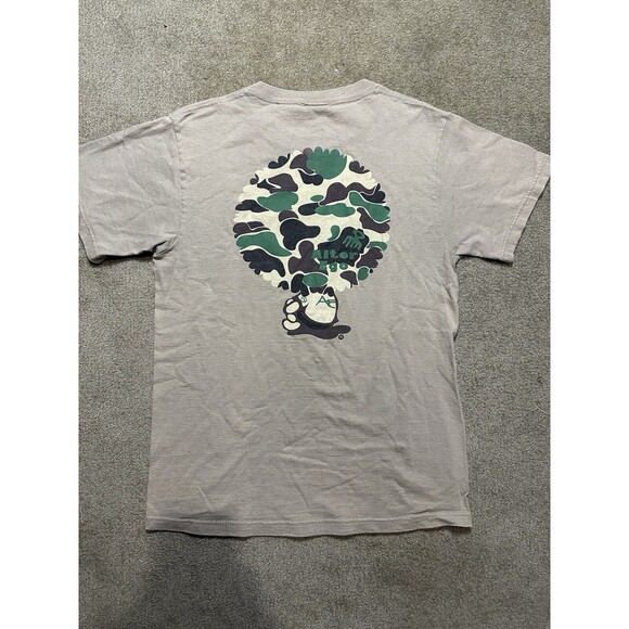 ALTER EGO Hawaii Tan Camo Mens 2-Sided Graphic Logo T-Shirt Made in USA Sz Small - Picture 5 of 7
